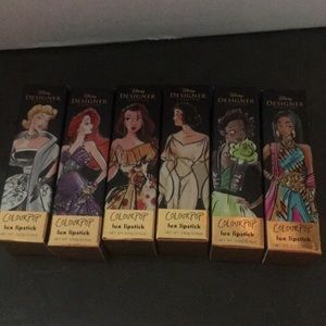 Colourpop Disney lipstick collection set princess